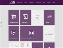 Tablet Screenshot of harpcommunication.fr